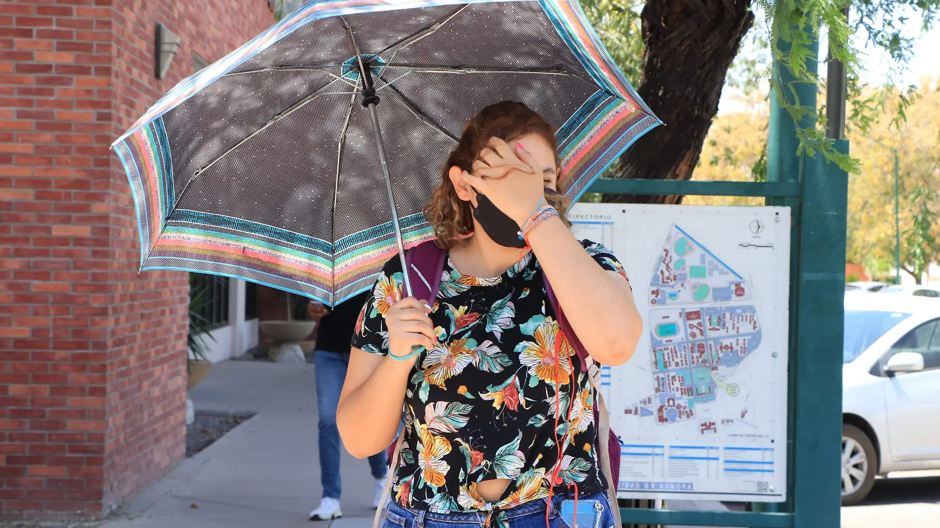 Calor, gente usando sombrilla - Cecilia Saijas (1)